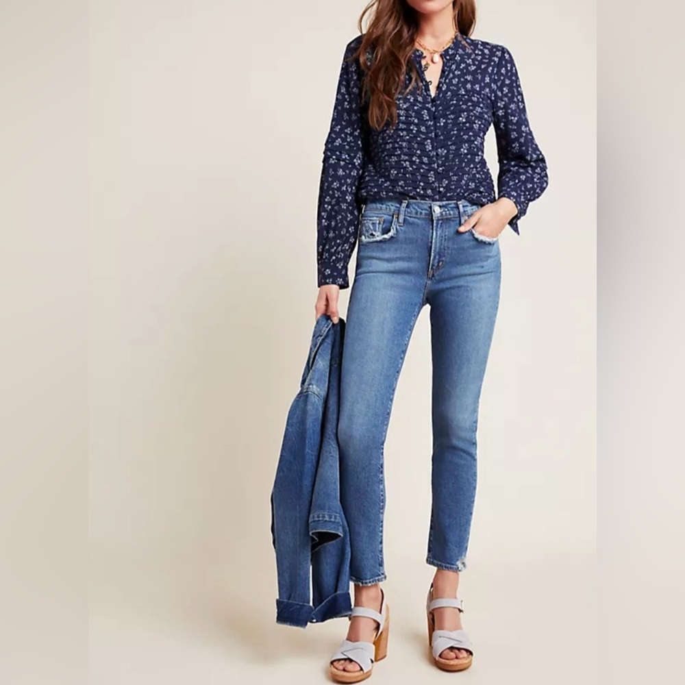AGOLDE Toni mid rise jeans